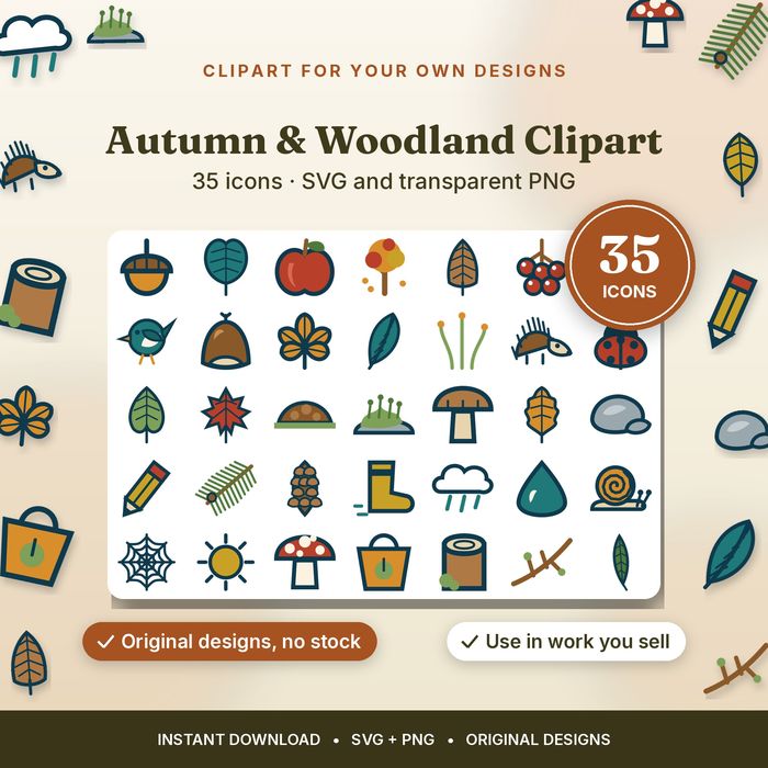 Autumn & Woodland Clipart