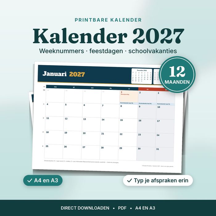 Kalender 2027