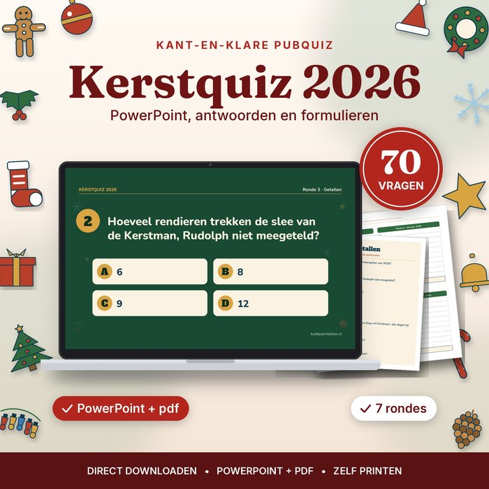 Kerstquiz 2026