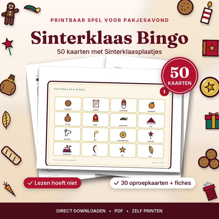 Sinterklaas Bingo
