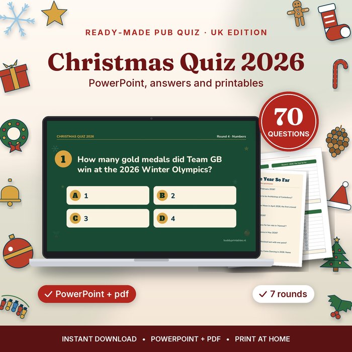 Christmas Quiz 2026